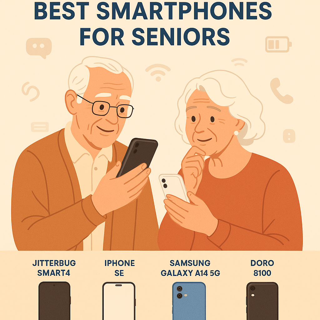 Best Smartphones for Seniors: Easy, Reliable, and Senior-Friendly Choices